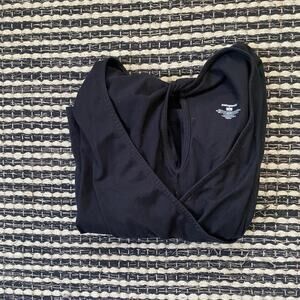 🌿Patagonia Womens Eva Luna Black Long Sleeve Cinched Waist Dress M